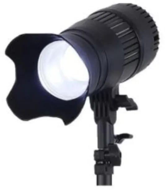 Prime Mart LED Photographic Spotlight Studio Video Light 3200K- 6500K Brightness