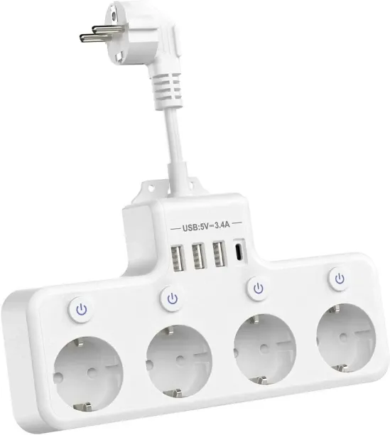 Bloo European plug power plug multi-point socket Smart Plug