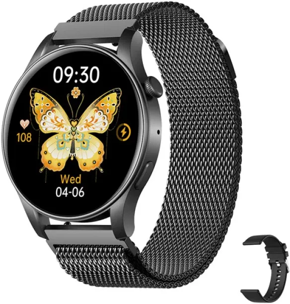 BezosMax KC88 Smart Watch with Sleep/Heart Rate Monitor for Android iPhone, 100+ Sport Modes Fitnes…