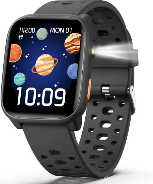 SHIJIN Kids Smart Watch with Puzzle Games, 1.83" Kids Watches Heart Rate, Sleep Monitor, Pedometer,…