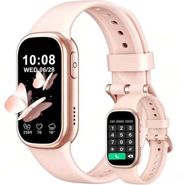 Moucles Smart Watch for Women or men, 1.47 Inch Fitness Tracker with Step Counter, Sleep Monitor, S…