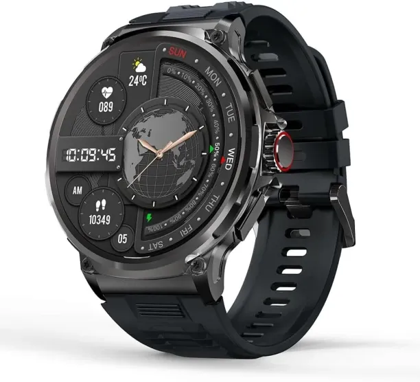 SHIJIN Smart Watch 1.85-inch High-Clear Screen Sports Health Monitoring Sleep Monitor Watch IP68 Wa…