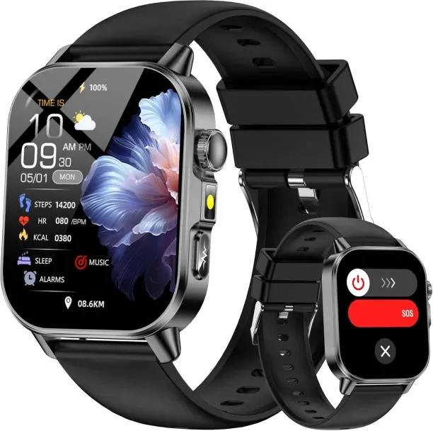 Wagu drum Smart Watch for Men Women with 2.0" HD Display Smartwatch
