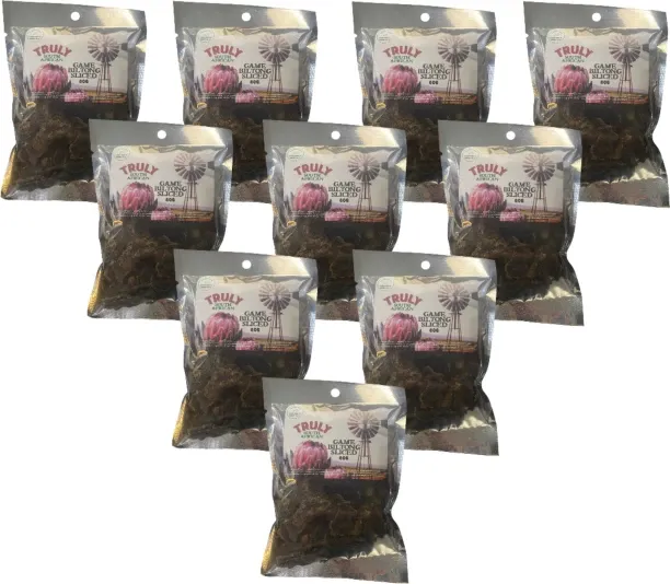 Truly South African Game Biltong Sliced