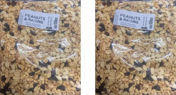 Snacks Peanuts & Raisins