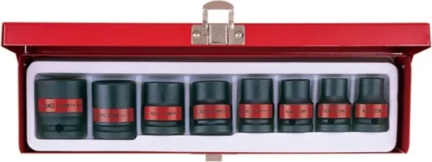 N/A Socket Set 8Pc 1/2Dr Standard Impact 3/8-15/16 Socket Set