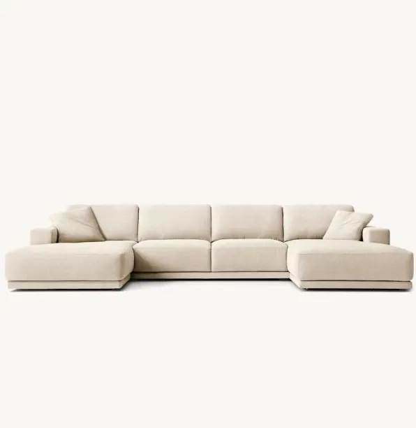 sofa 876005 Linen 6 Seater  Sofa