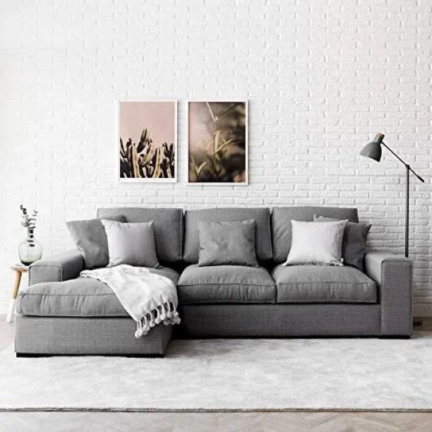 SOFA 60592343335 Linen 6 Seater  Sofa