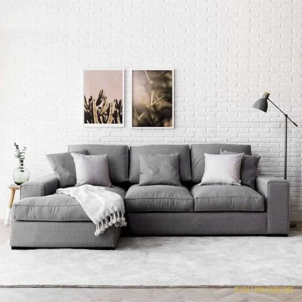 Secret Box Furniture - Couch SBF2285 Linen 4 Seater  Sofa