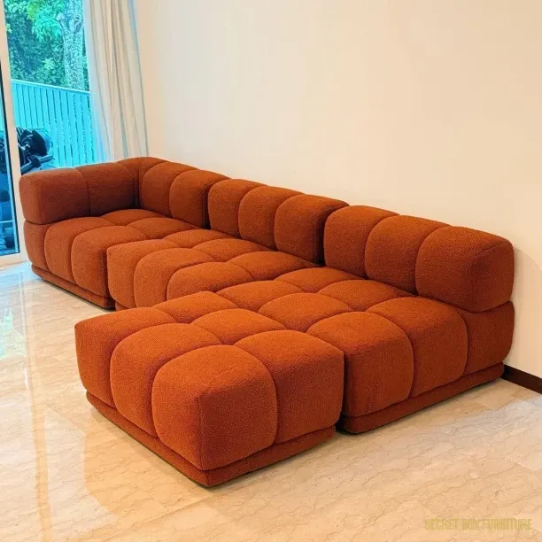Secret Box - Couch SBF2180 Linen 4 Seater  Sofa