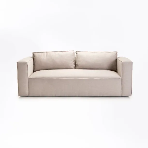 Makodzare Fabric 3 Seater Couch - Platnum 1156200793313 Polyester 3 Seater  Sofa