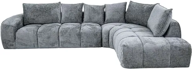 Gorgeous Furniture Sienna Corner Couch HY-9259 Chenille 6 Seater  Sofa
