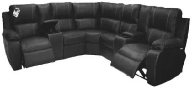 TheLink Modern Furnitures Genuine Full Leather Premier 5 Seater Corner Unit Special (2 Action) Plus…