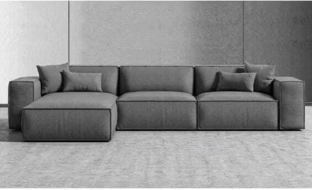 Sofa Alice Linen 6 Seater  Sofa
