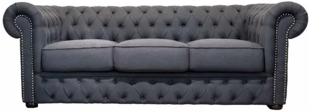 Durable Furniture Modern Victoria Lounge Sofa – Velvet 3 Seater  Sofa