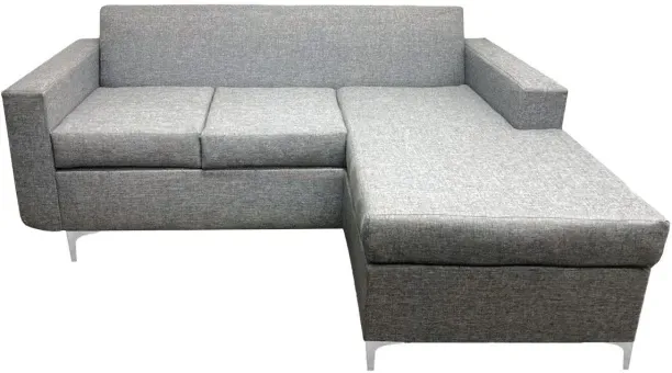 Bedplanet Furniture L Shaped Couch Corner Chaise Synthetic 3 Seater  Sofa