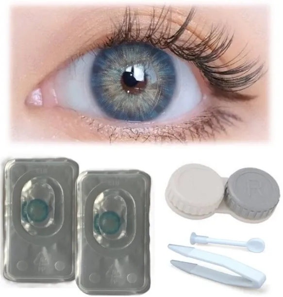 Uptown Glam EVA Foam Yearly Soft Contact Lens, Storage Case & Applicator