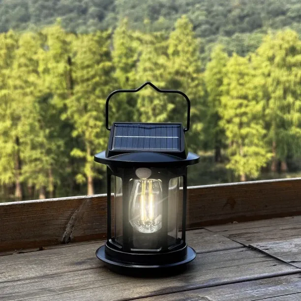 Solala Retro solar camping lights, tent lights, LED rechargeable table lamps, garden lights, outdoo…