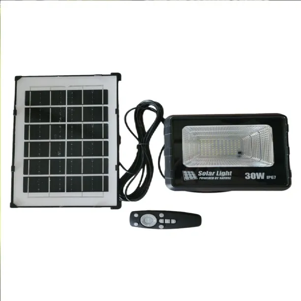 Ashcomonline 30 Watt outdoor solar flood light Solar Light Set