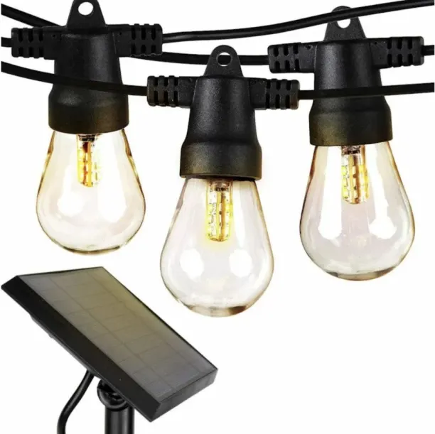 BLD 5m 10-Bulbs Solar Powered Retro String lights Solar Light Set