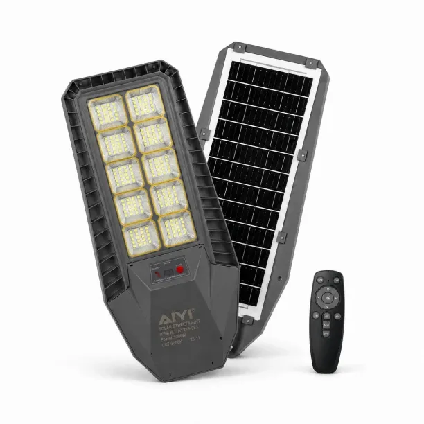 AIYI 1000W Solar Street Light - Motion Sensor and Remote Control AY399-053 Solar Light Set