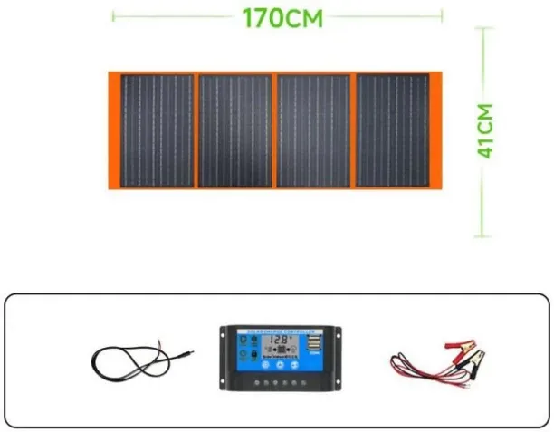 Solala Portable solar panel, portable solar panel folding bag, outdoor power supply, dedicated char…