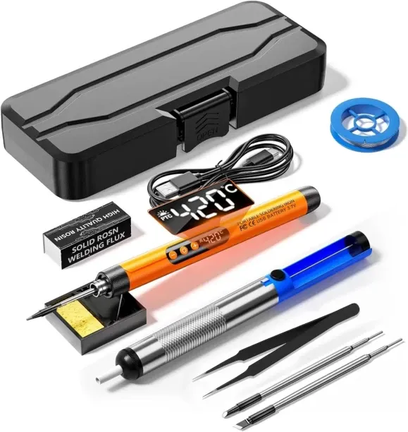 Loznron Rechargeable Soldering iron Kit Temperature Controlled
