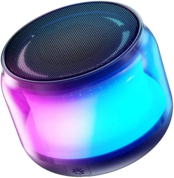 Tidecus Portable Bluetooth Speakers with Colorful Lights, Loud Sound, Small Bluetooth Speaker with …