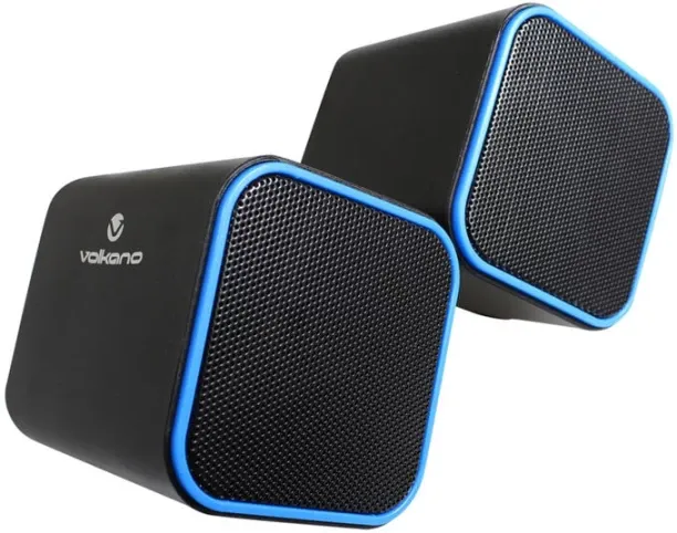 VOLKANO USB Speakers Diamond Series USB-Powered Stereo Speakers Bluetooth PA Speaker Stereo