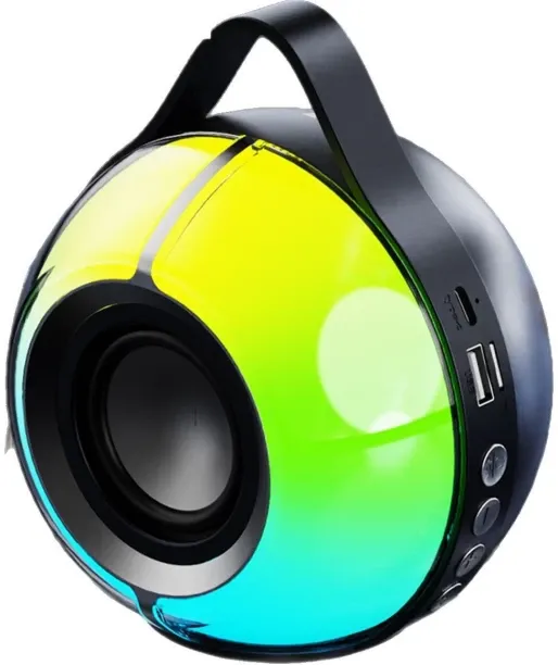 SHIJIN Mini Bluetooth Speaker,Wireless Portable Speakers,5W High Power, Colorful Light Effects, Sur…