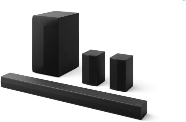 LG 5.1ch 600w Soundbar with Wireless Subwoofer and Rear Speakers Bluetooth Soundbar 5.1