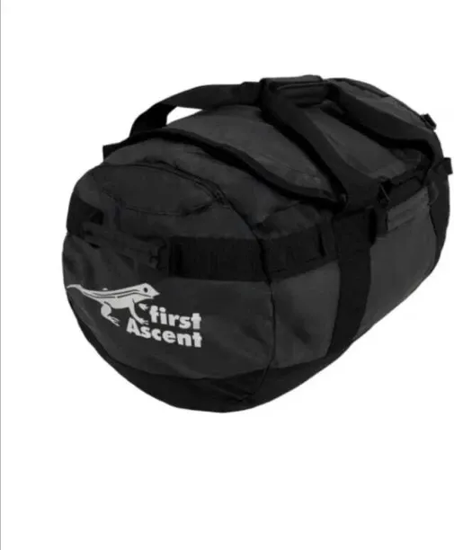 First Ascent Small Matte Black Yak Sac Duffel