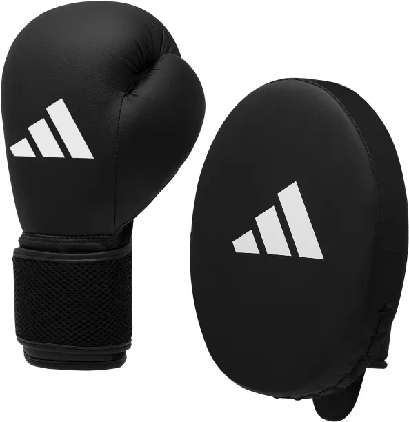 Adidas Boxing Gloves And Focus Mitts Set Boxing Gloves