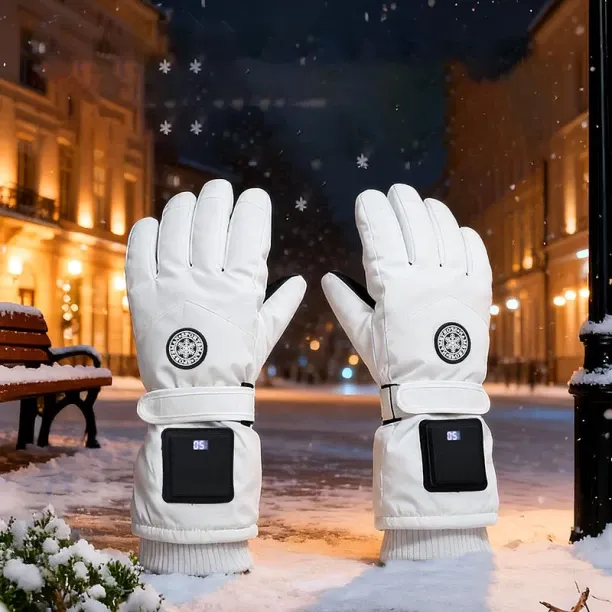 Solala Heated gloves, smart charging heated gloves, winter hand warmers, outdoor electric vehicle r…
