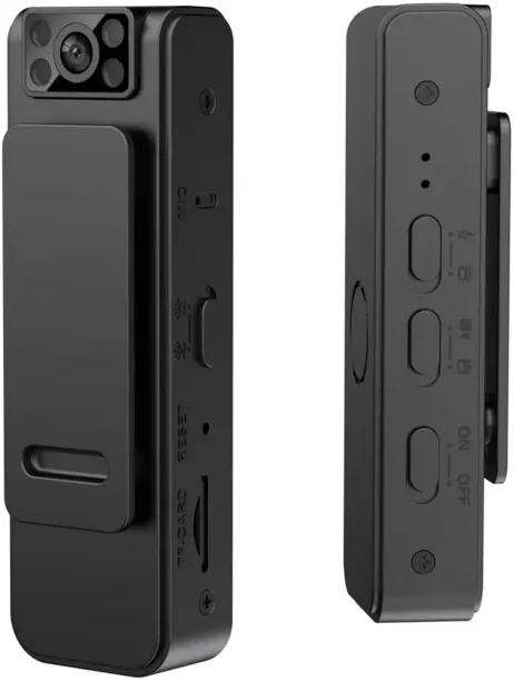Tidecus Mini Body Camera Video Recorder, 1080P Small Portable Wearable Hidden Cameras with Clip & N…