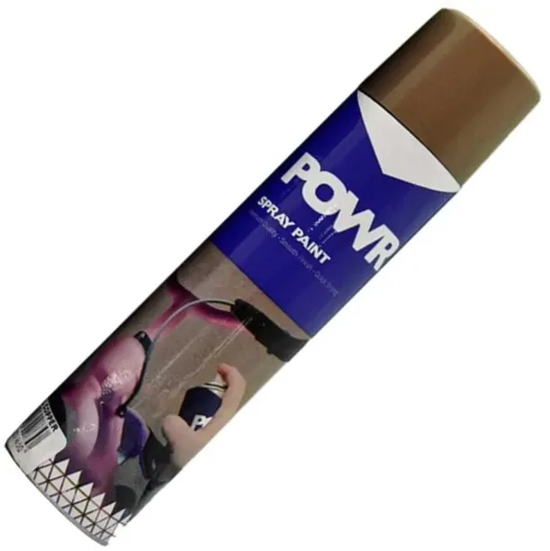 POWR Spray Paint Metallic Copper Natural Metallic Flammable Spray Paints