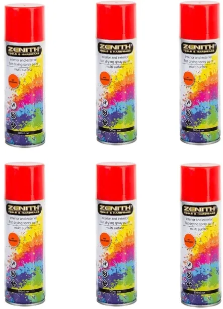 zenith Tangerine Matte Spray Paints