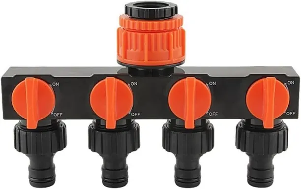Mark Mall Garden Hose Splitter 4 Way Leak-Proof Design 4 Independent Valves Universal Connector for…