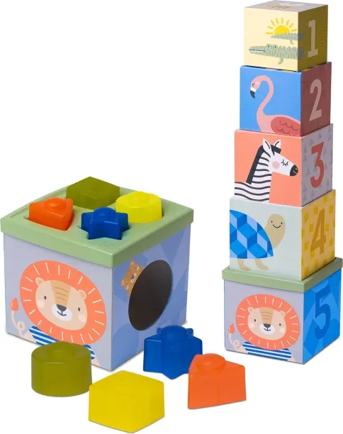 Taf Toys Savannah Shape Sorter and Stack Toy