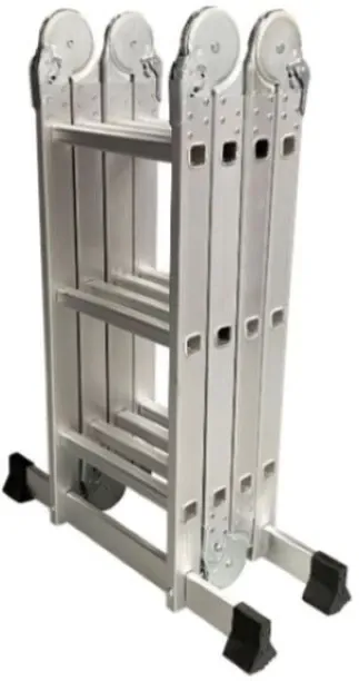 MAKTKL 4*3 Telescoping Ladder Aluminium Ladder
