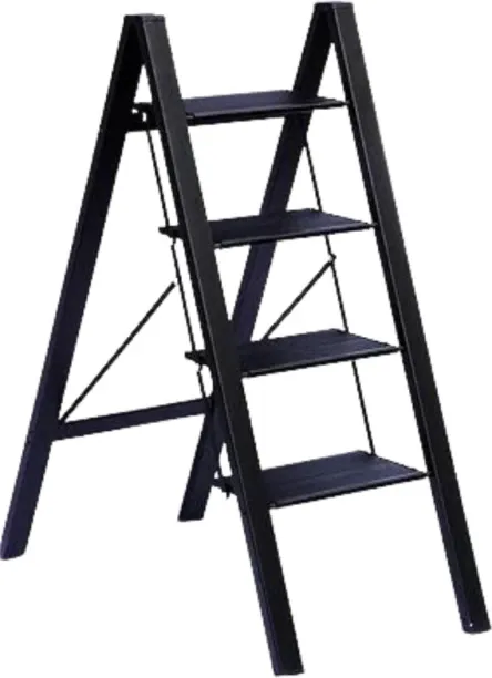 Generic F23-3-2 Four-Step Non-Slip Pedal Aluminium Ladder