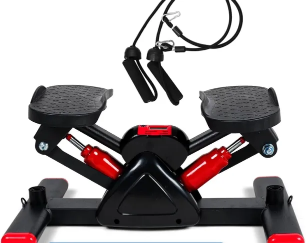 Gym Workout Twist Stepper Machine with Resistance Bands Stepper