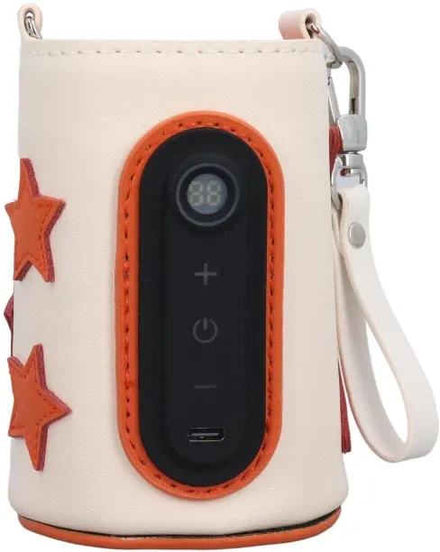 Tidecus Portable Bottle Warmer Bag with Adjustable Temperature 26 Gears, Universal USB Milk Warmer …