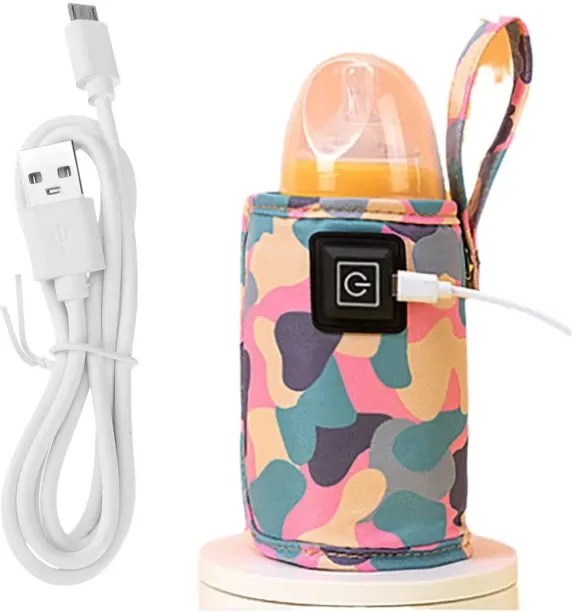 Tidecus USB Milk Warmer Bag - 2026 New Fast Bottle Warmer for Travel, Portable Car Bottle Warmer fo…
