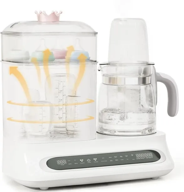 Zuosheng Baby Bottle Warmer & Steamer, 44oz Formula Kettle with Drying & Steam, Multi-Function Bott…