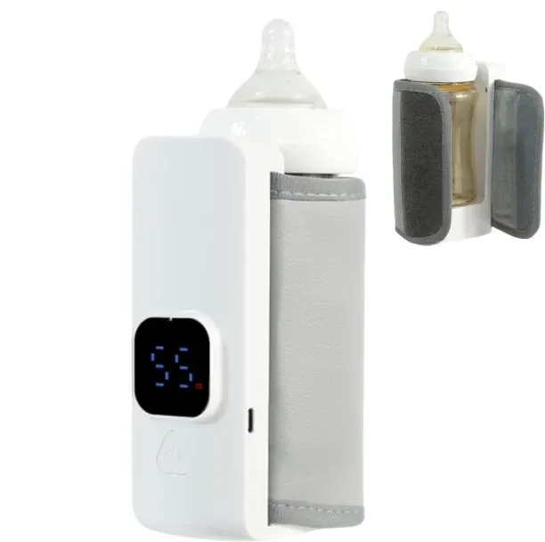 SHIJIN Milk Warmer - Portable Battery Powered Feeding Supplies, Fast Heating Bottle, Compact Care T…