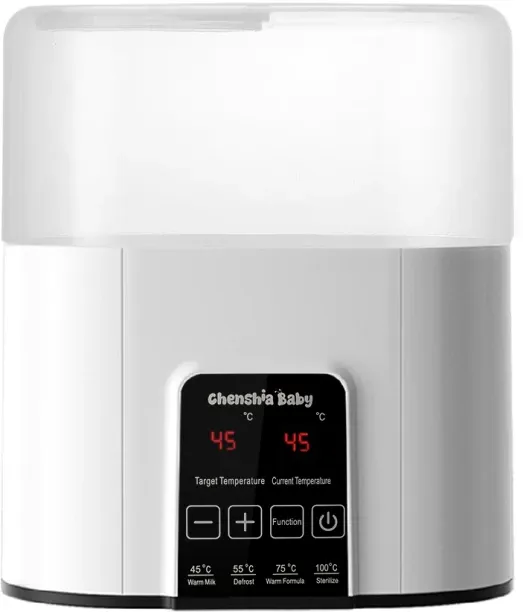 chenshia 4-in-1 Double Baby Bottle Warmer and Steriliser – Fast Heating, LED Display, and BPA-Free …