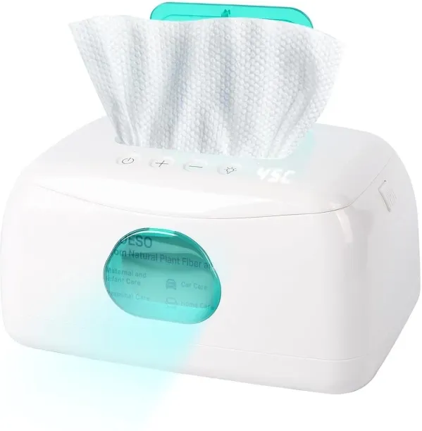 Wagu drum Baby Wipe Warmer with 16-Level Precision Heating, Portable USB-Powered Wet Wipe Warmer, A…