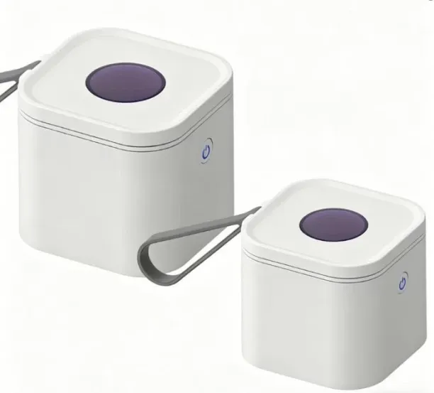 Wagu drum Portable Pacifier Sanitizer, Retainer Cleaner, UV-C Sanitizer Box Portable Case Holder fo…