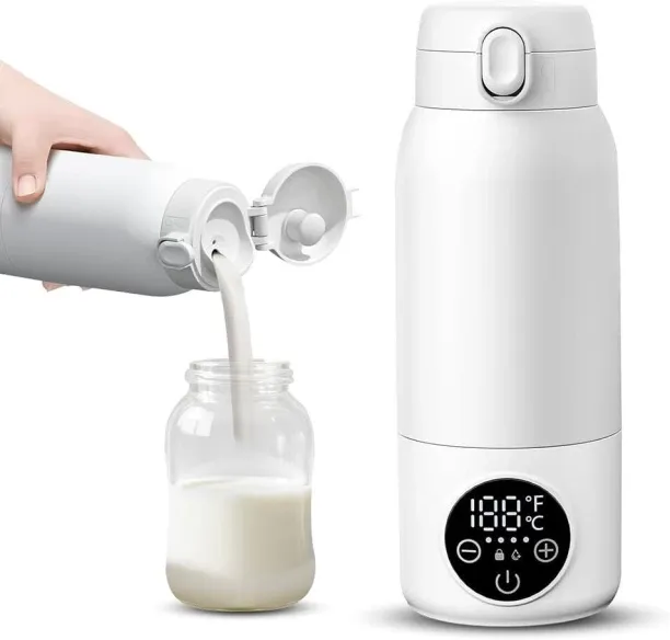 WEIWEISTORE Portable Bottle Warmer for Travel, Milk Warmer for Baby with Fast Heating, Large Capaci…